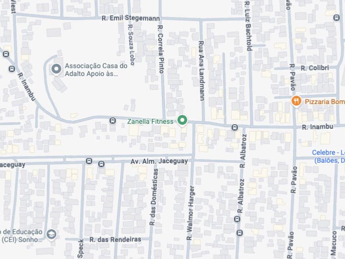 Mapa de R. Inambu, 3053 - Costa e Silva, Joinville - SC, 89220-000